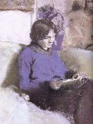 Edouard Vuillard Reading painting